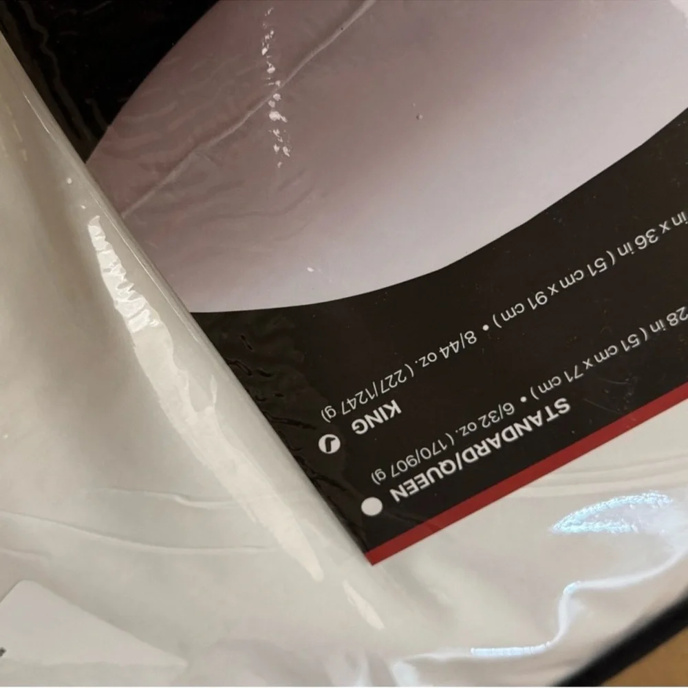 🎉LAST CHANCE🎉BEAUTYREST BLACK Luxurious 20x28 Down And‎ Feather Blend Pillow